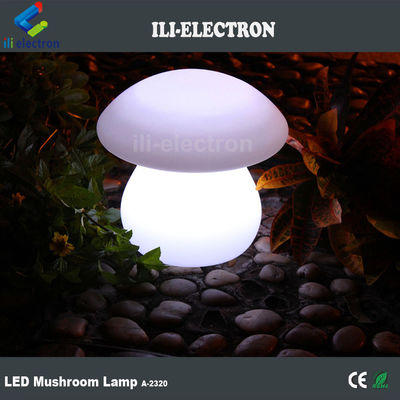 lampe de table lumineuse en plastique PE en forme de champignon