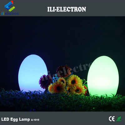 Chargement USB Lumières LED en forme d'oeuf en plastique sans fil avec batterie au lithium rechargeable