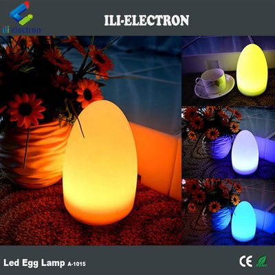 Chargement USB Lumières LED en forme d'oeuf en plastique sans fil avec batterie au lithium rechargeable