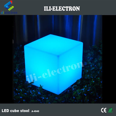 Cube d'éclairage LED en plastique à commande à distance