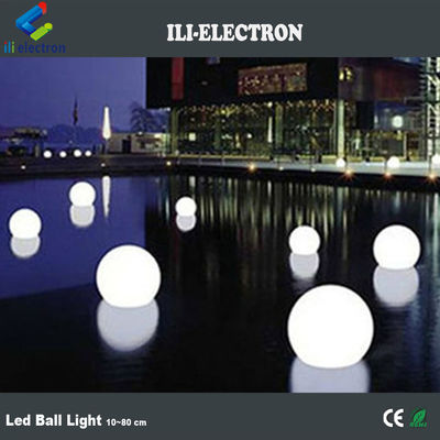 30 cm IP 65 étanche en plastique LED Sphère éclairée