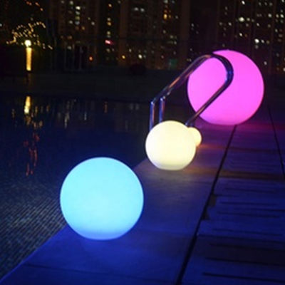 Ballon lumineux à LED éclairé PE,ballon d'éclairage de piscine à LED étanche