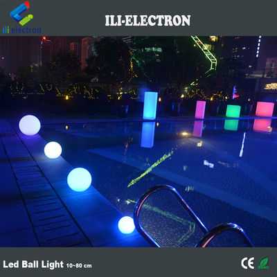 Ballon lumineux à LED éclairé PE,ballon d'éclairage de piscine à LED étanche