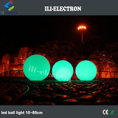 Ballon lumineux à LED éclairé PE,ballon d'éclairage de piscine à LED étanche