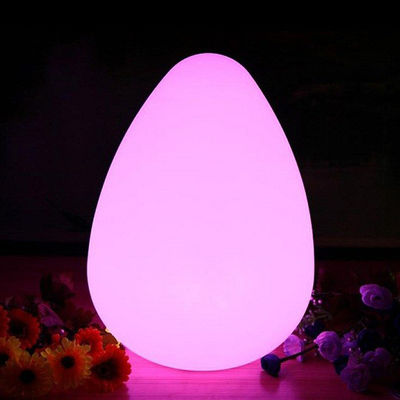 Des lumières LED en plastique en forme d'oeuf en extérieur 4400mah avec style goutte à goutte