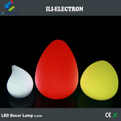 Des lumières LED en plastique en forme d'oeuf en extérieur 4400mah avec style goutte à goutte