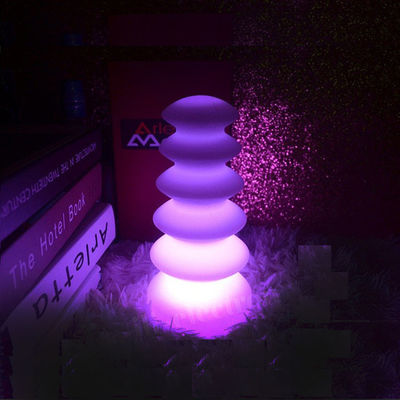 16 couleurs changeantes lampes de table à LED en plastique