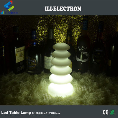 16 couleurs changeantes lampes de table à LED en plastique