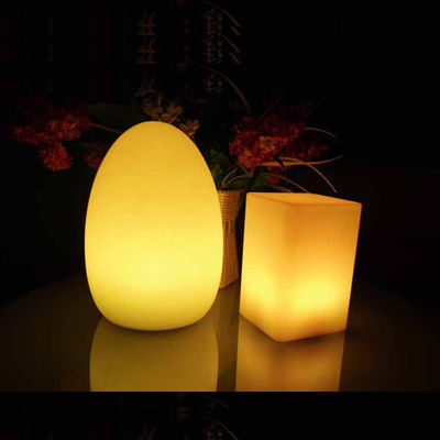 Lampe de table en forme d'oeuf à LED de luxe moderne
