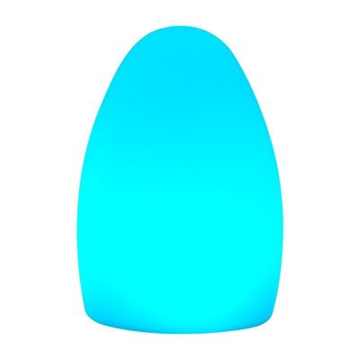 Lampe à œufs à LED en plastique éclairée de couleur changeante