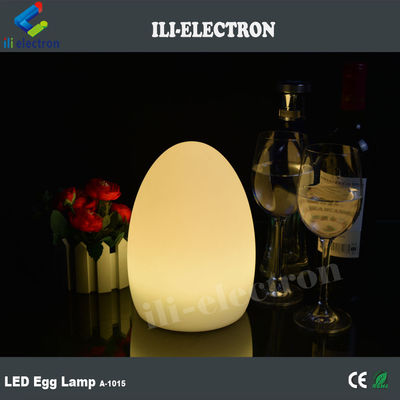 Lampe à œufs à LED en plastique éclairée de couleur changeante