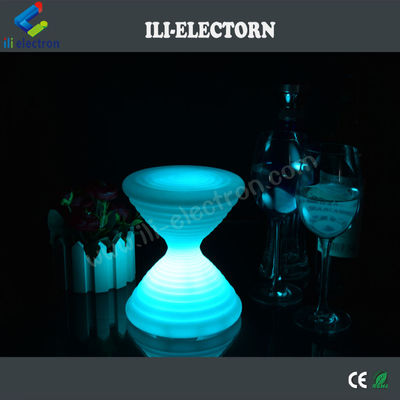 Lumière de table à LED en plastique en forme de sablier