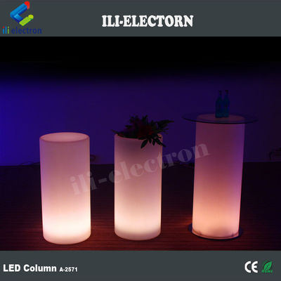 Contrôle à distance infrarouge LED éclairé pilier lumineux pour bar à domicile