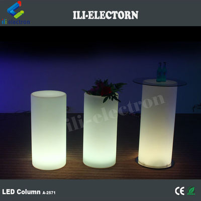 Contrôle à distance infrarouge LED éclairé pilier lumineux pour bar à domicile