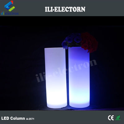Contrôle à distance infrarouge LED éclairé pilier lumineux pour bar à domicile
