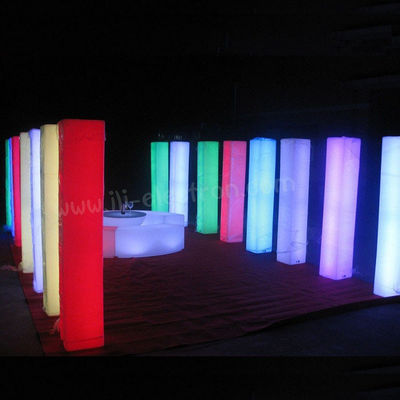 Contrôle à distance infrarouge LED coloré Colonne de mariage en plastique décoratif
