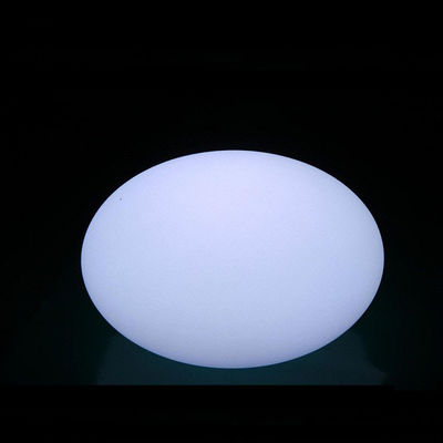 Des meubles en plastique rechargeable LED ovale décoratif