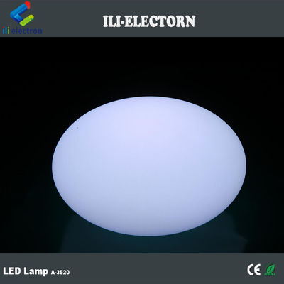 Des meubles en plastique rechargeable LED ovale décoratif
