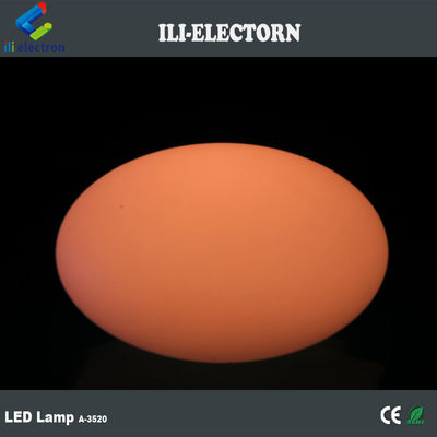 Des meubles en plastique rechargeable LED ovale décoratif