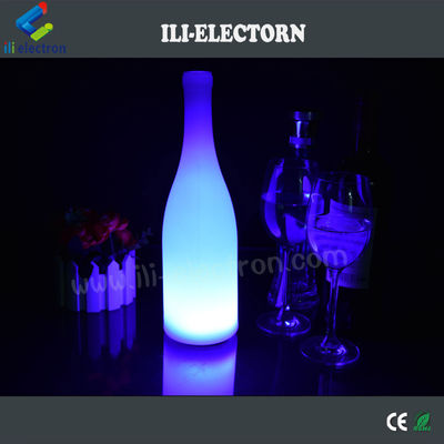 Lampes de table en plastique pour bouteilles de vin éclairées pour hôtel / café / club / bar