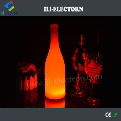 Lampes de table en plastique pour bouteilles de vin éclairées pour hôtel / café / club / bar