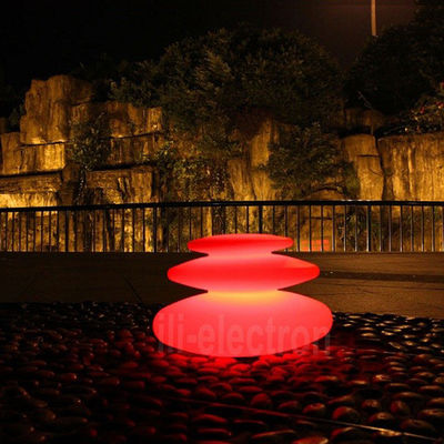 lampe de table en forme de roche en plastique à LED multicolore à télécommande à vendre