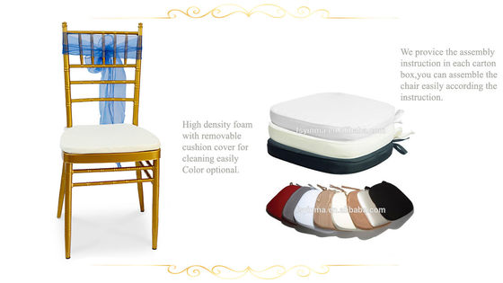 Restaurant Golden Hotel Chaise de banquet Chaise en bambou pour mariage en plein air