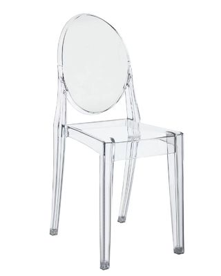 Chaise de banquet en acrylique nordique - Chaise de cristal en plastique transparent pour mariage - Chaise de salle à manger en acrylique