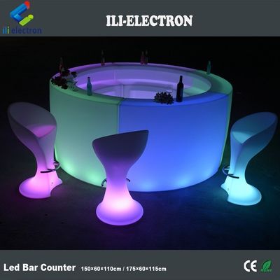 Barre éclairée à LED en plastique à télécommande