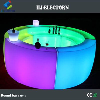 Certificat CE/ROHS barre ronde en plastique éclairée portable à LED
