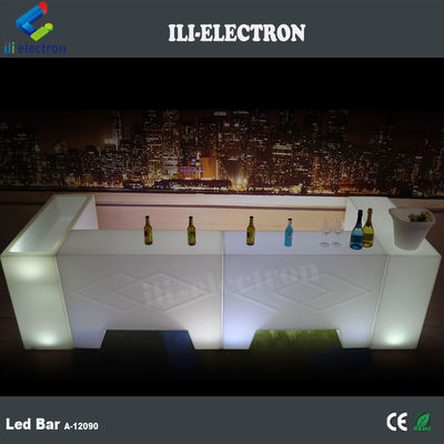 Barre d'angle en plastique à LED à télécommande