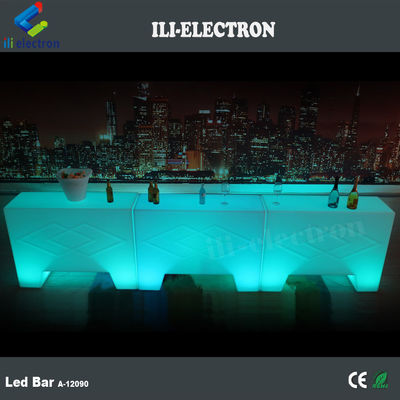 Barre d'angle en plastique à LED à télécommande