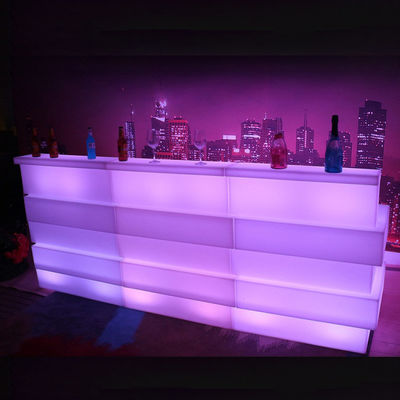 Tableau à barres mobiles LED en plastique 16 couleurs