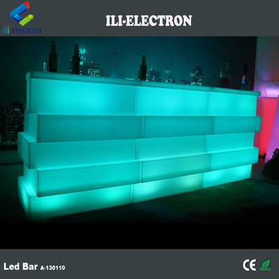 Tableau à barres mobiles LED en plastique 16 couleurs