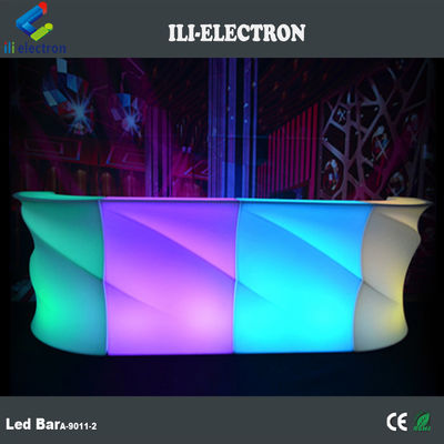 Forme d' onde Compteur de barre LED lumineux, Table de bar extérieure éclairée étanche