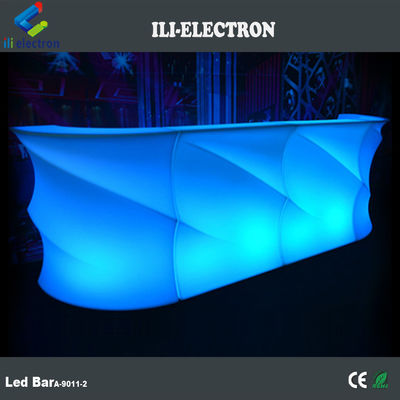 Forme d' onde Compteur de barre LED lumineux, Table de bar extérieure éclairée étanche