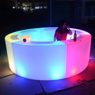 Ronde colorée lumineuse LED Bar Compteur éclairé Certifié CE