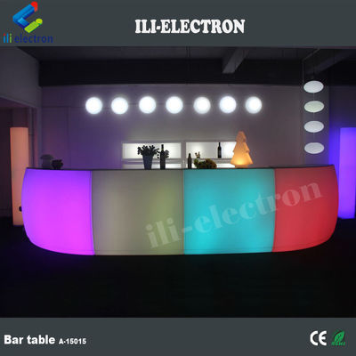 Ronde colorée lumineuse LED Bar Compteur éclairé Certifié CE