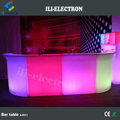 table de cocktail lumineuse / comptoir de bar à cocktail mobile lumineux / bar à cocktail portable à LED