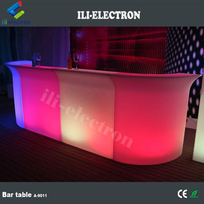 table de cocktail lumineuse / comptoir de bar à cocktail mobile lumineux / bar à cocktail portable à LED