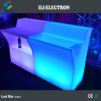 table de cocktail lumineuse / comptoir de bar à cocktail mobile lumineux / bar à cocktail portable à LED