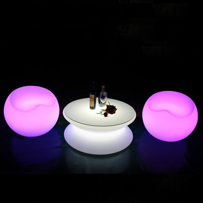 Meubles de salon LED en plastique commercial