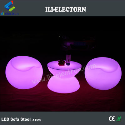 Meubles de salon LED en plastique commercial