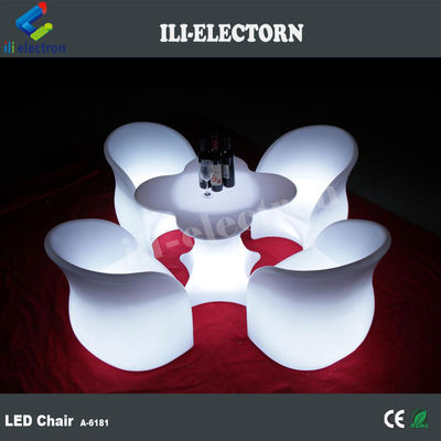 Ensemble de table à vin à fleurs à LED