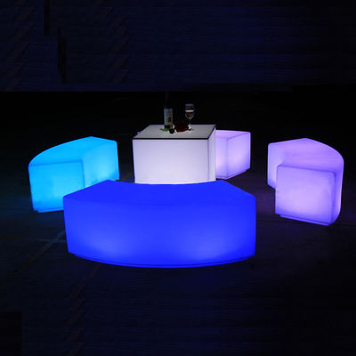 chaise électronique de table de poker table lumineuse ensemble de meubles LED