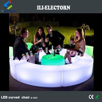 chaise électronique de table de poker table lumineuse ensemble de meubles LED