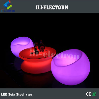 Bar de jardin LED en plastique éclairant meubles tables de tabouret étanche