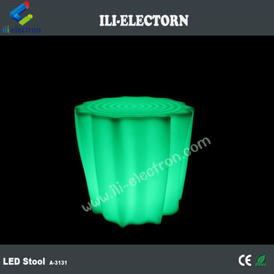Stylé Muti-Color RGB éclairé LED Glowing Tabouret imperméable à l'eau IP65