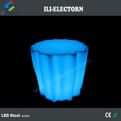 Stylé Muti-Color RGB éclairé LED Glowing Tabouret imperméable à l'eau IP65