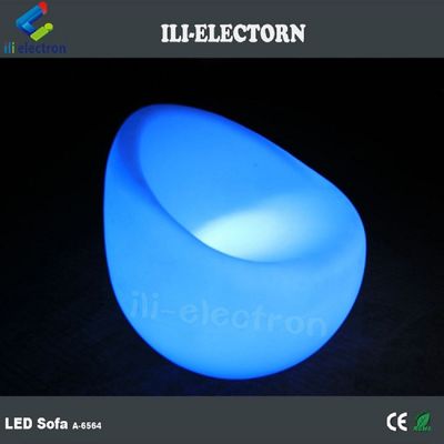 Salle de séjour chaises arrière repos canapé canapé LED tabouret en plastique